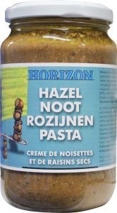 Horizon Hazelnoten-rozijnenpasta bio 350g